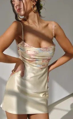 Mirror Palais Bandana Slip Dress Sunflower Micro Size 6 for rent on The Volte - image 3