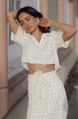 Delphine the Label Saintly Set Print Size 8 for rent on The Volte - image 2