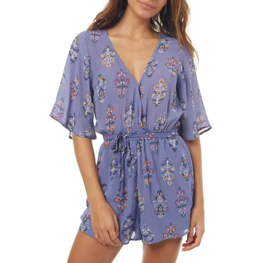 Tigerlily Floral Playsuit Print Size 6  for rent on The Volte - main image