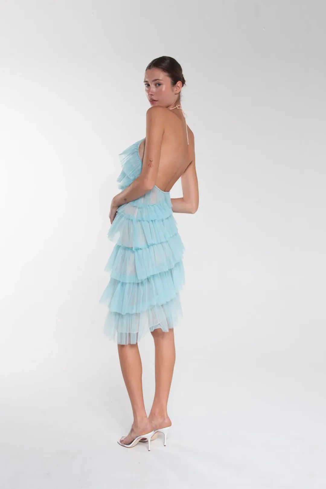 The Bar Kai Dress Amalfi Blue Size 6 for rent on The Volte - main image