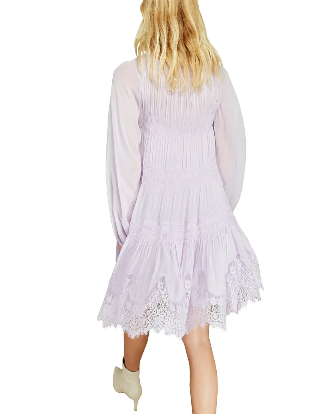 Magali Pascal Dalia Dress Lavender Size M for rent on The Volte - main image