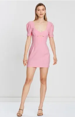 Bec & Bridge Sweet Pea Mini Dress Pink Size 10 for rent on The Volte - image 1