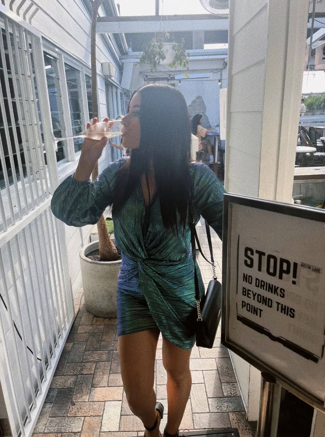 Sheike Studio Dress Green Size 8 for rent on The Volte - main image