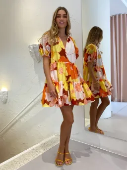 Steele Helio Dress Print Size XS  for rent on The Volte - image 4