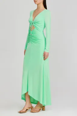 Significant Other Neave Dress | Apple Green | Size 6 for rent on The Volte - image 3