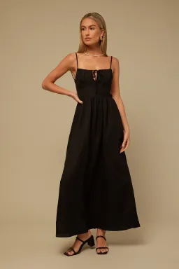 Perfect Stranger Endless Love Maxi Dress Black Size 4 for rent on The Volte - image 1