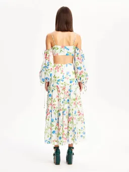 Alice McCall Rolling Meadows Midi Dress Bluebell Print Size 8 for rent on The Volte - image 5