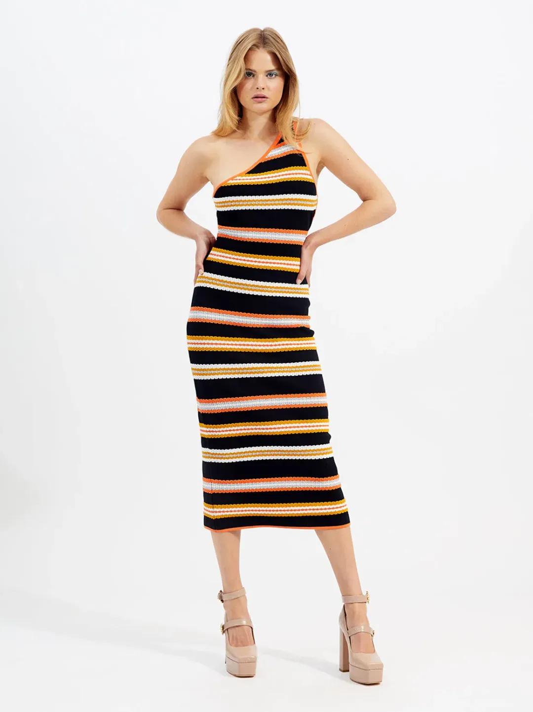 Alice McCall Miley Midi Dress Black Size 12 for rent on The Volte - main image