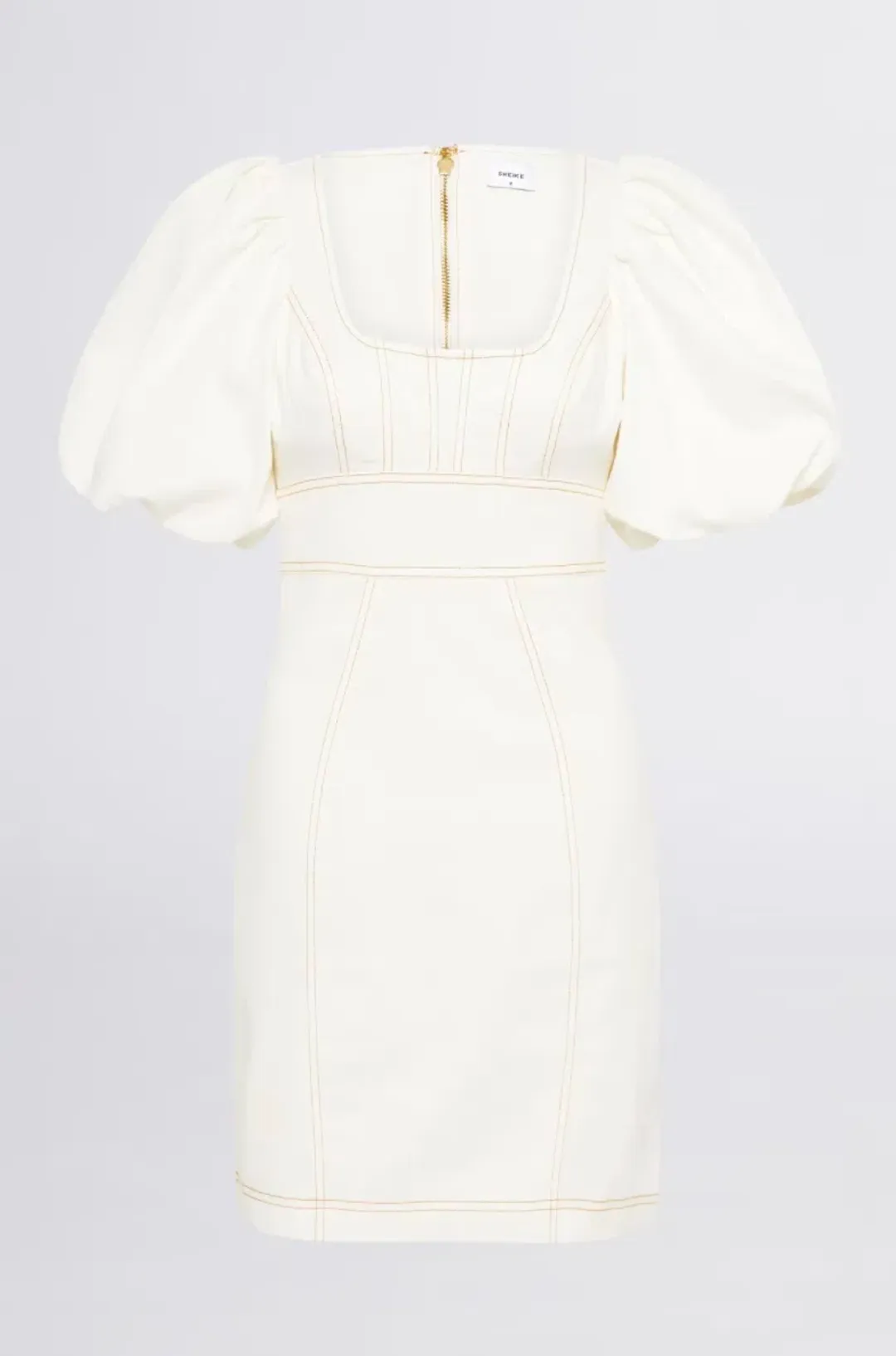 Sheike Illusions Mini Dress White Size 10  for rent on The Volte - main image