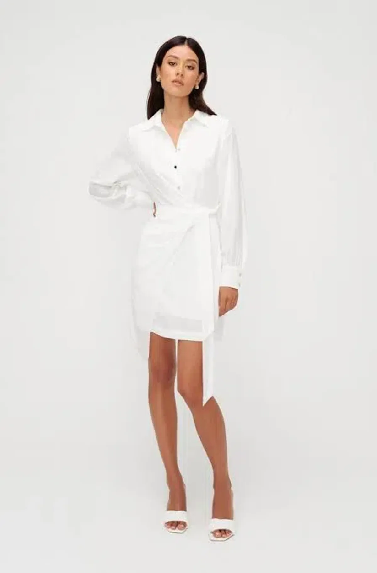 Sheike Dallas Dress White Size 12 for rent on The Volte - main image