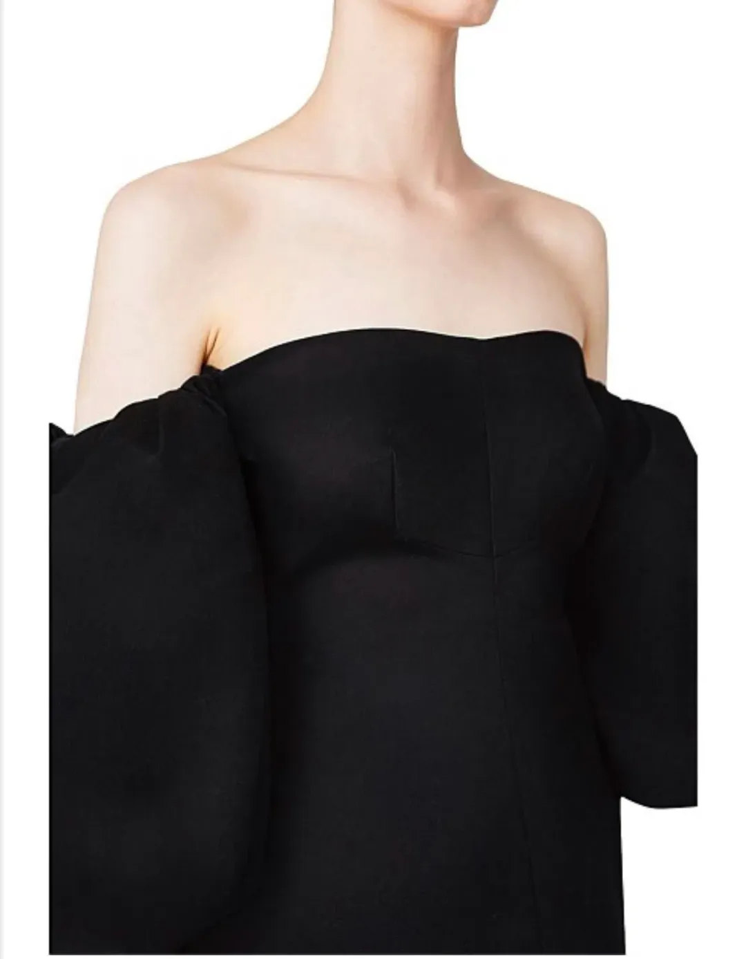Ellery Countess Shaped Corset Top Black Size 40 for rent on The Volte - main image