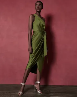 Ted Baker Gabie Dress Green Size 8 for rent on The Volte - image 3