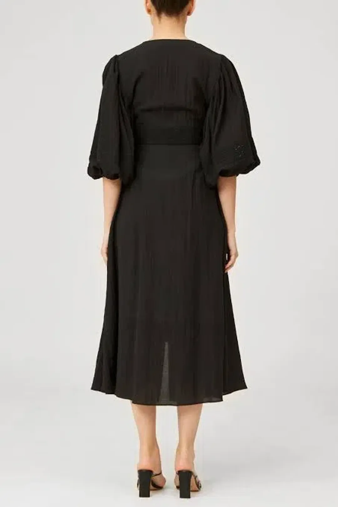 Keepsake the Label Moving On Midi Dress Black Size 10 for rent on The Volte - main image