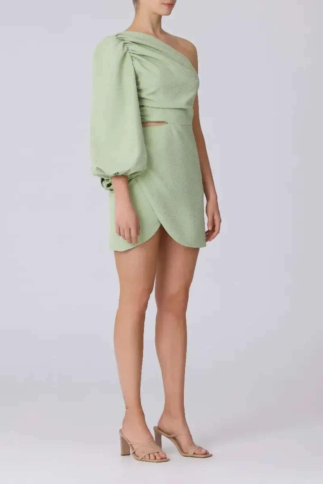 Keepsake the Label Tryst Mini Dress in Apple Green Size 12 for rent on The Volte - main image