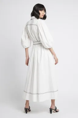 Aje Epiphany Shirtdress  White Size 8 for rent on The Volte - image 3