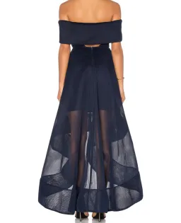 Bronx and Banco Tulip Dress Navy Size 12 for rent on The Volte - image 3