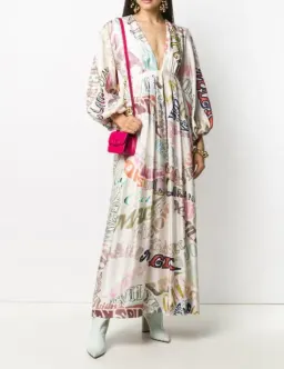 Zimmermann Ladybeetle Midi Dress Word PrintSize 0 / AU 8 for rent on The Volte - image 1