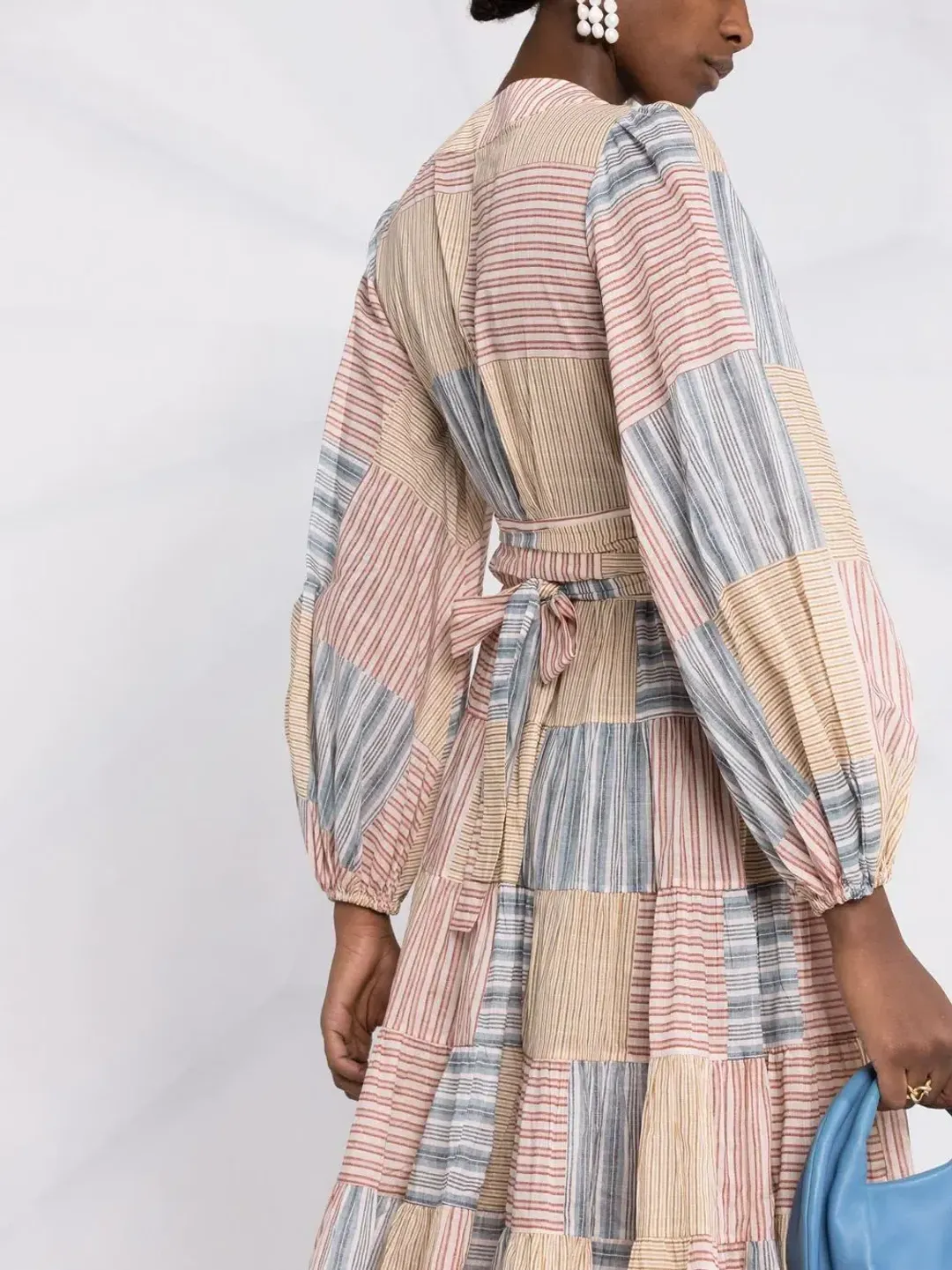 Zimmermann Andie Wrap Midi Dress Print Size 8 for rent on The Volte - main image