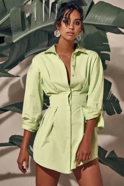 Mossman A New Light Dress Green Size 8 for rent on The Volte - image 2