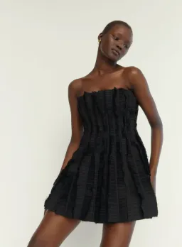 Aje Hybrid Sleeveless Mini Dress Black Size 12  for rent on The Volte - image 3