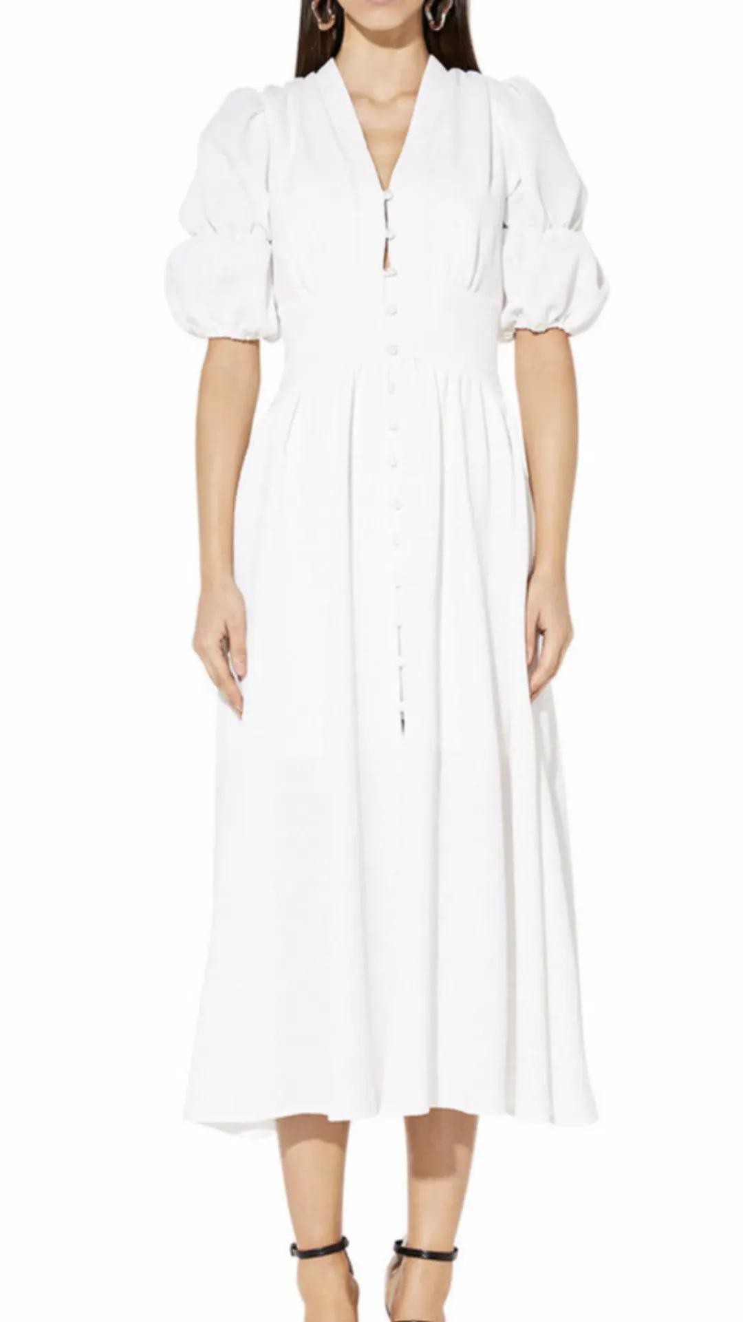 Mossman Unscathed Dress White Size 10 for rent on The Volte - main image