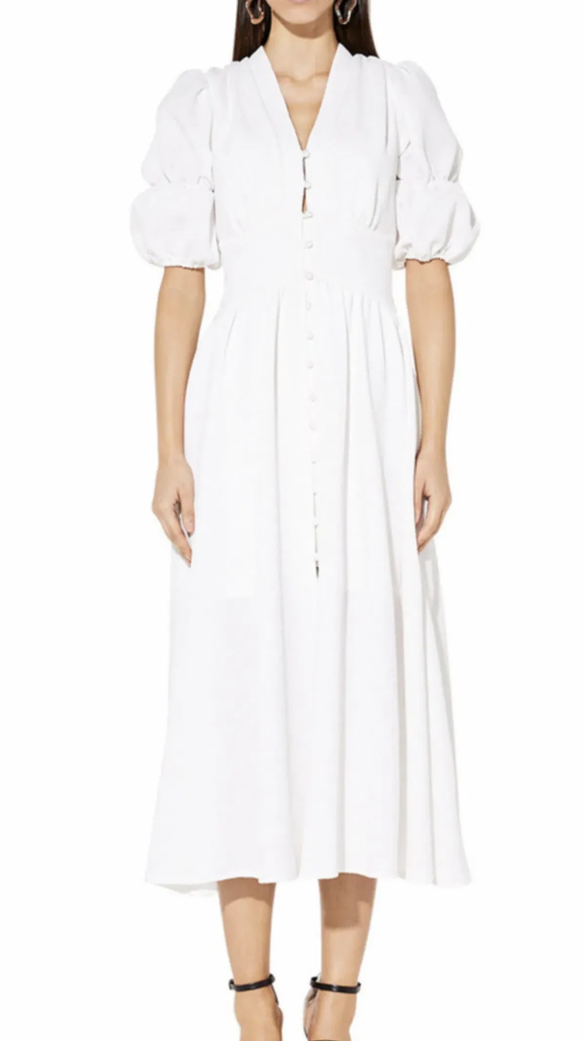 Mossman Unscathed Dress White Size 10 for rent on The Volte - main image