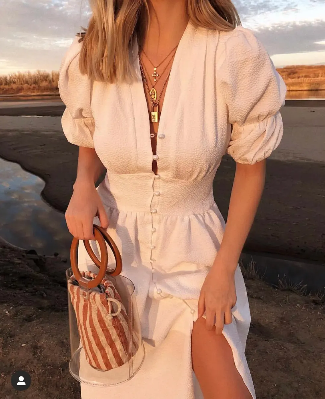 Mossman Unscathed Dress White Size 10 for rent on The Volte - main image