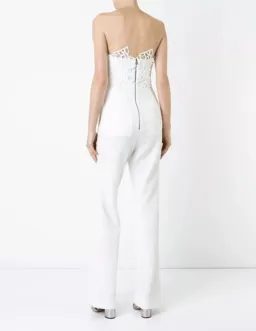 Rebecca Valance White Jumpsuit for rent on The Volte - image 2