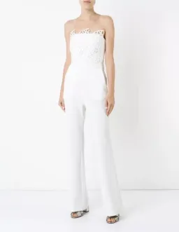 Rebecca Valance White Jumpsuit for rent on The Volte - image 1