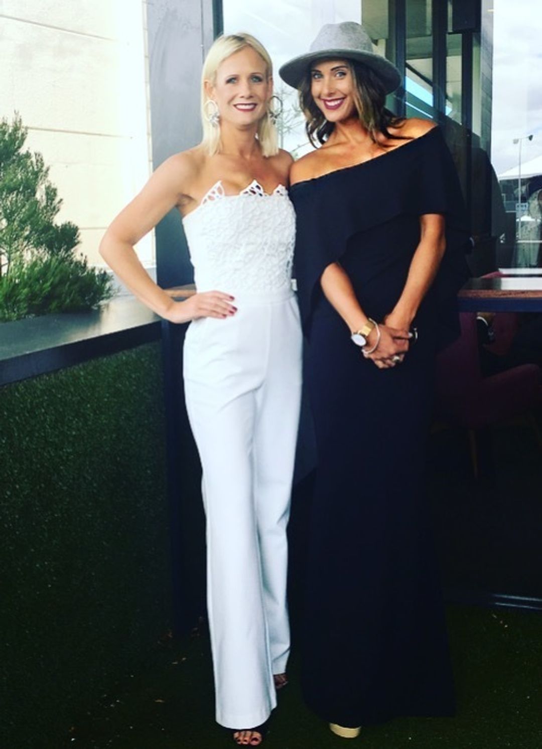 Rebecca Valance White Jumpsuit for rent on The Volte - main image
