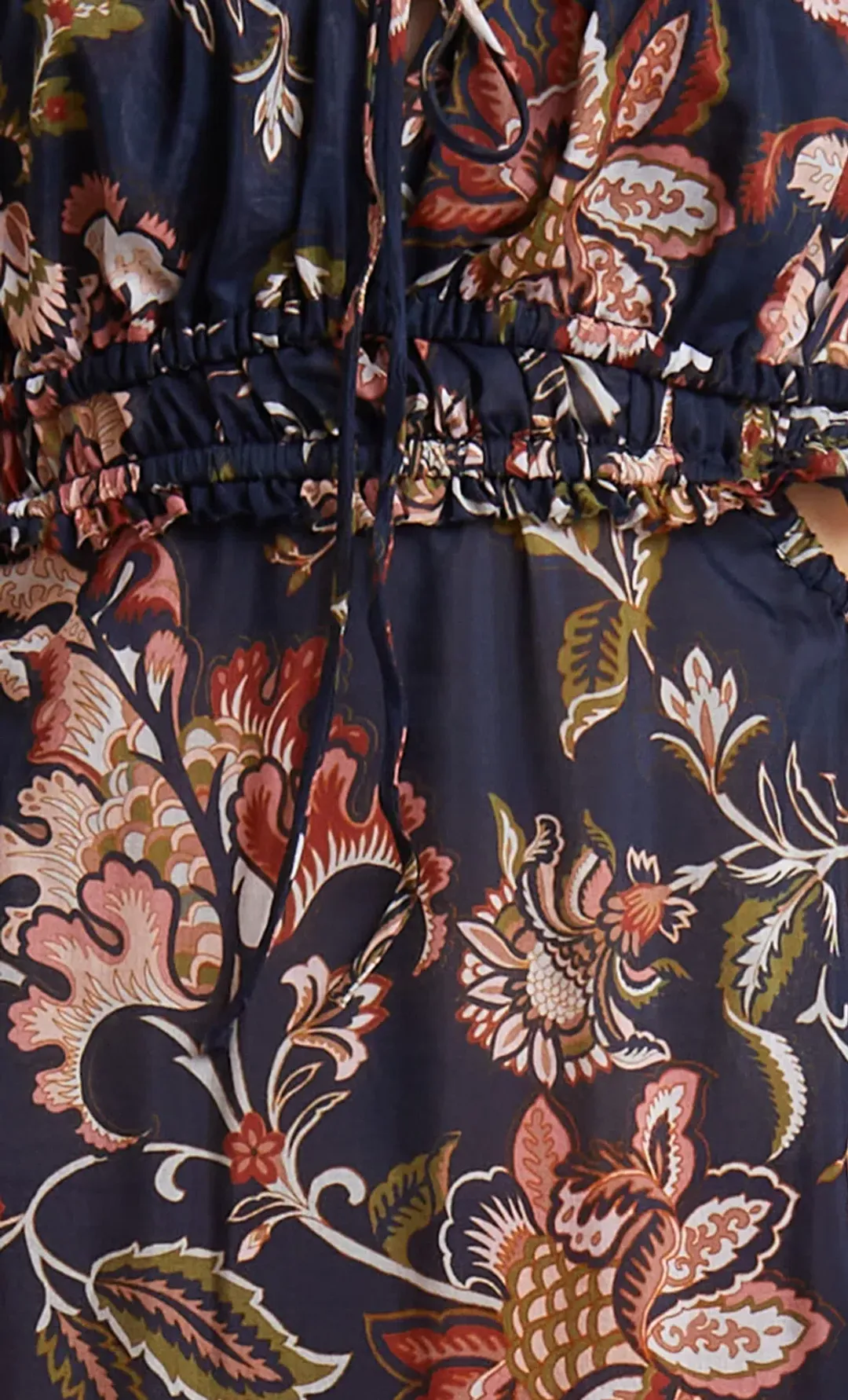 Bec & Bridge Lori Tie Maxi Dress Floral Print Size 8 for rent on The Volte - main image