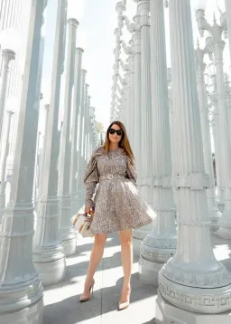 Rotate by Birger Christensen Number 26 Dress Reptile Print Size 34 for rent on The Volte - image 3