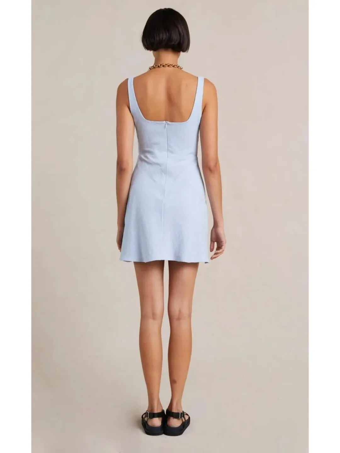 Bec & Bridge Phoebe Mini Dress Blue Size AU 6 for rent on The Volte - main image