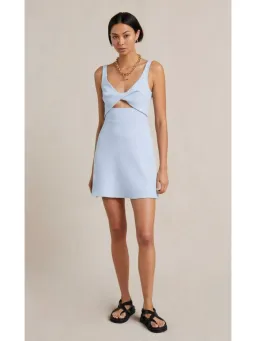 Bec & Bridge Phoebe Mini Dress Blue Size AU 6 for rent on The Volte - image 1
