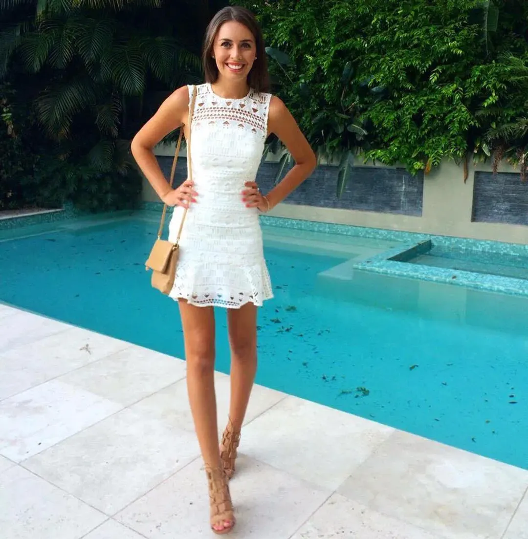 Kookai Juliette Dress White Size 6 for rent on The Volte - main image