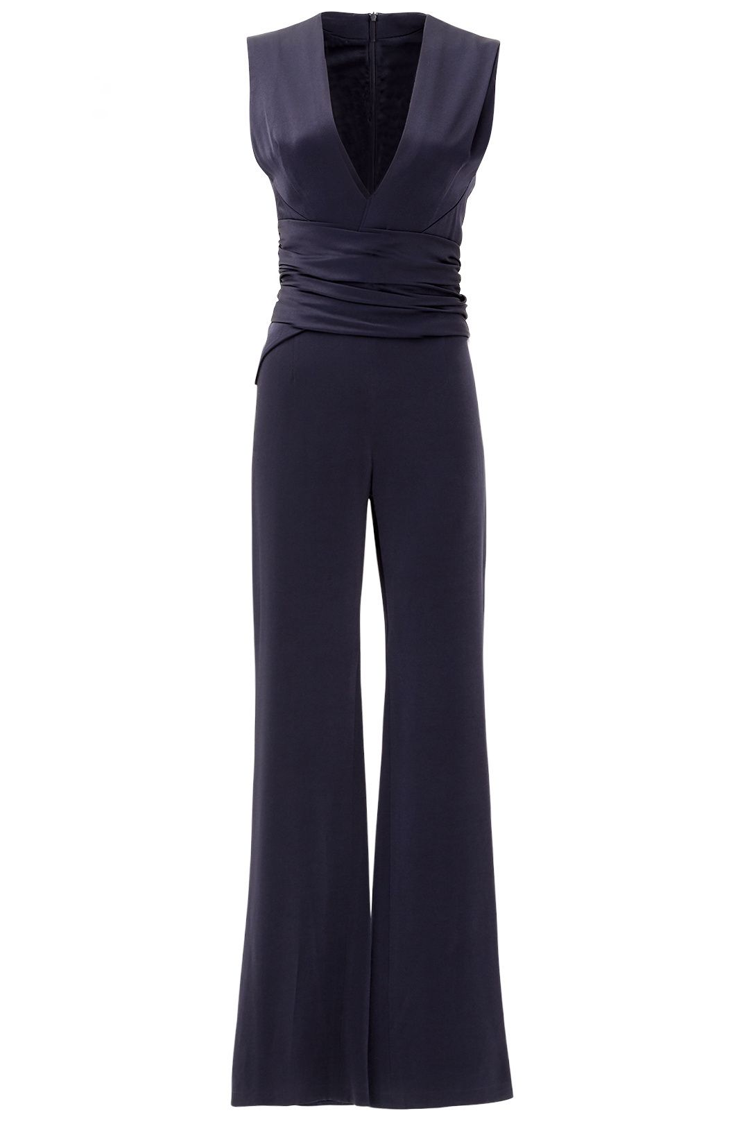 Galvan Satin Wrap Jumpsuit for rent on The Volte - main image