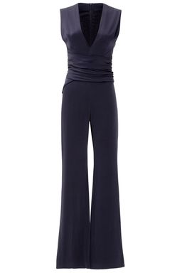 Galvan Satin Wrap Jumpsuit for rent on The Volte - image 4
