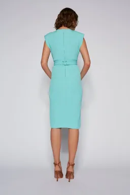 Scanlan Stretch Reptile Dress Mint Size 8  for rent on The Volte - image 2