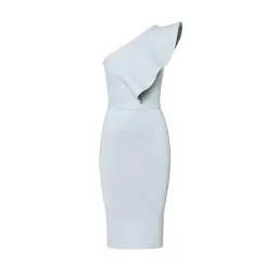 Scanlan Crepe Knit Ruffle Dress Argento Size M / Au 10  for rent on The Volte - image 3