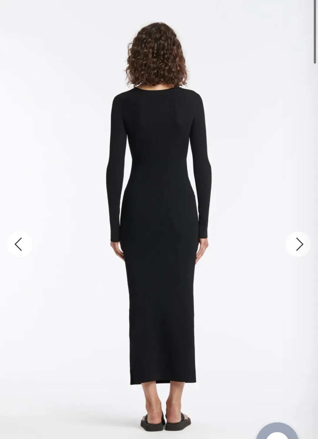 Sir the Label Celena Draped Dress Black Size 2 / AU 10 for rent on The Volte - main image
