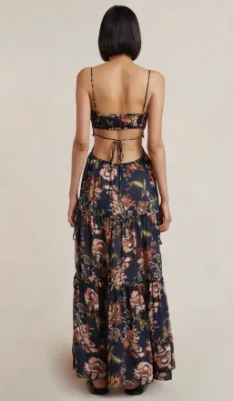 Bec & Bridge Lori Tie Maxi Dress Floral Size 8 for rent on The Volte - image 3