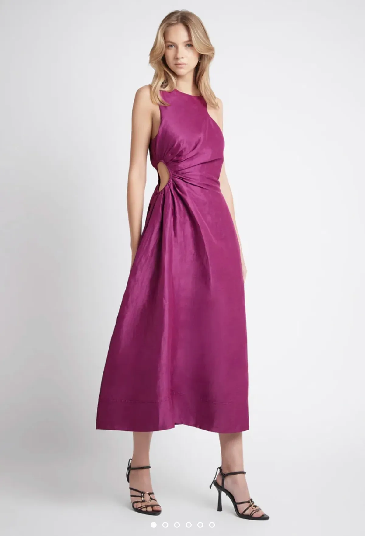 Aje Chateau Dress Purple Size 10 for rent on The Volte - main image