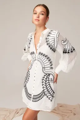 Keepsake The Label Alchemy Long Sleeve Mini Dress Print Size 6 for rent on The Volte - image 4