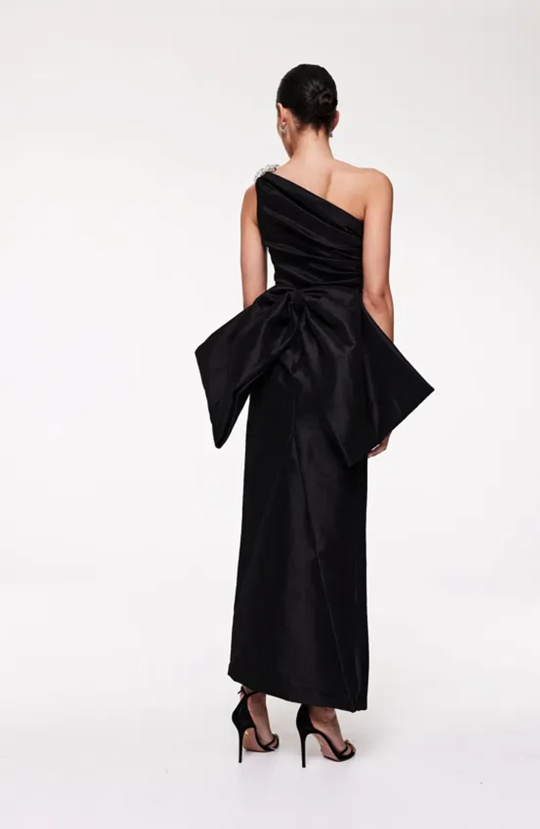 Rachel Gilbert Marco Gown Black Size AU 6 for rent on The Volte - main image