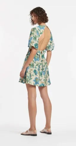 Sir The Label Celia Open Back Mini Dress in Marguerite Print Size 8 for rent on The Volte - image 2