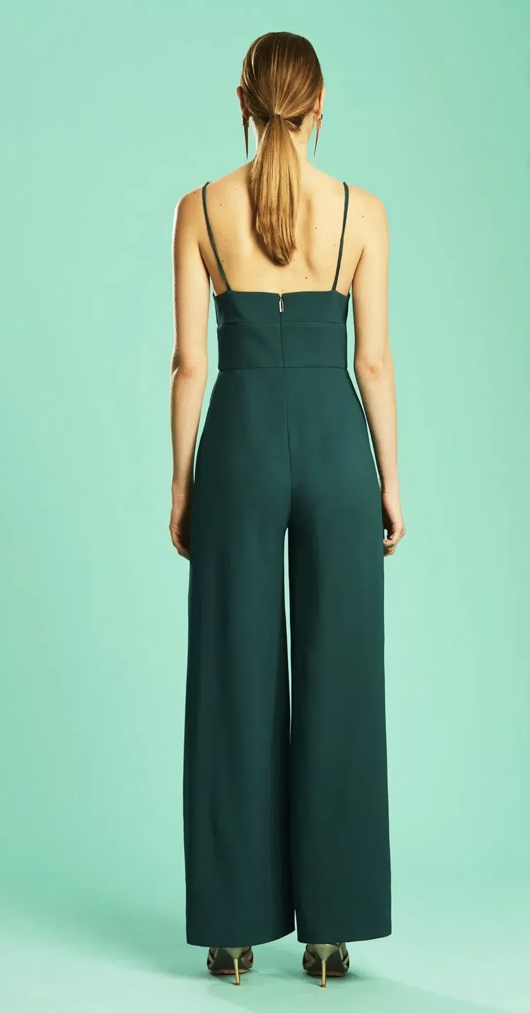 Ginger & Smart Jumpsuit Green Size 10 for rent on The Volte - main image