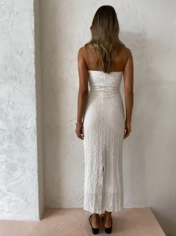 Ownley Petra Dress in Ivory White Size 8 for rent on The Volte - image 4