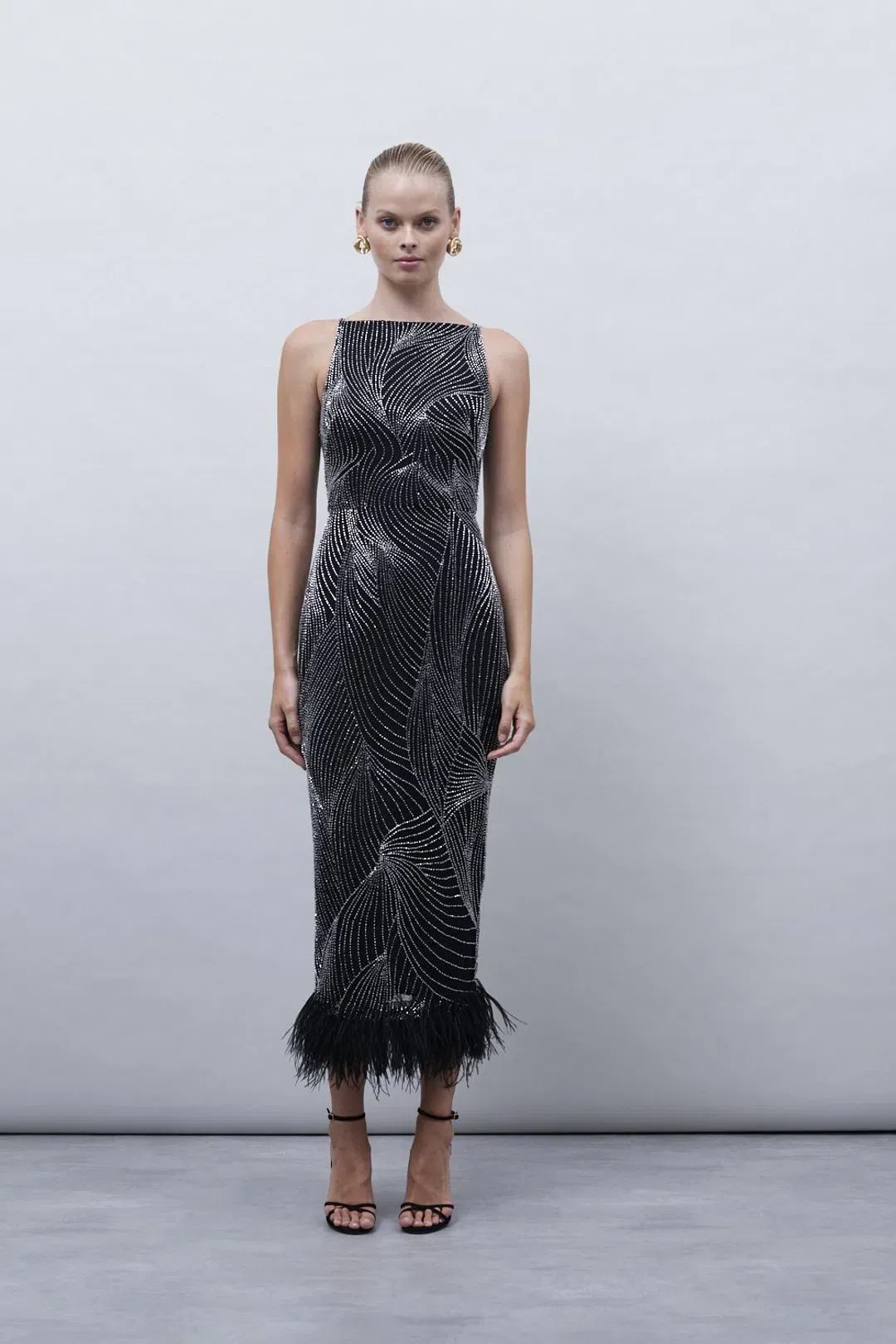 Rachel Gilbert Finn Dress Black Size 2/Au 10 for rent on The Volte - main image