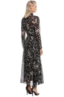 Camilla & Marc Gardin Floral Silk Dress Camelia Spot Print Size 8 for rent on The Volte - image 4