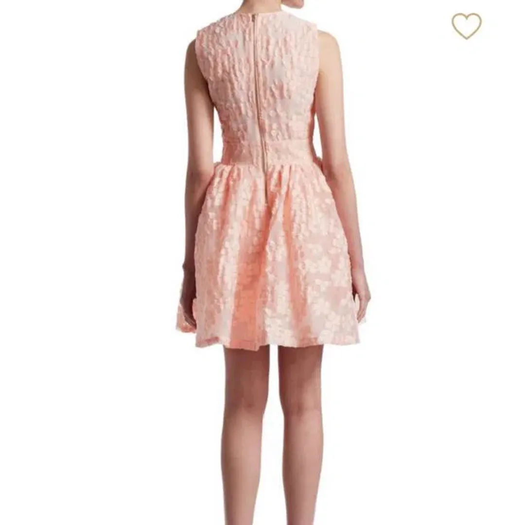 Maje Fit and Flare Cocktail Dress Pink Size 8 for rent on The Volte - main image